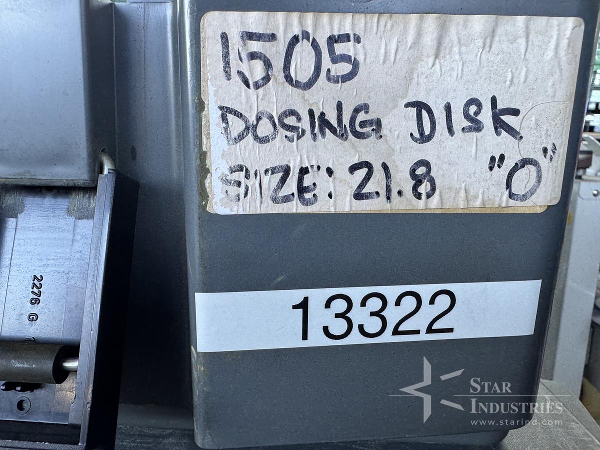 Used Bosch Dosing Discs 1505, Size 0, 21.8mm
