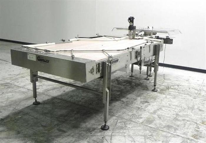 Used Garvey 9700 series Bi-Directional accumulation table