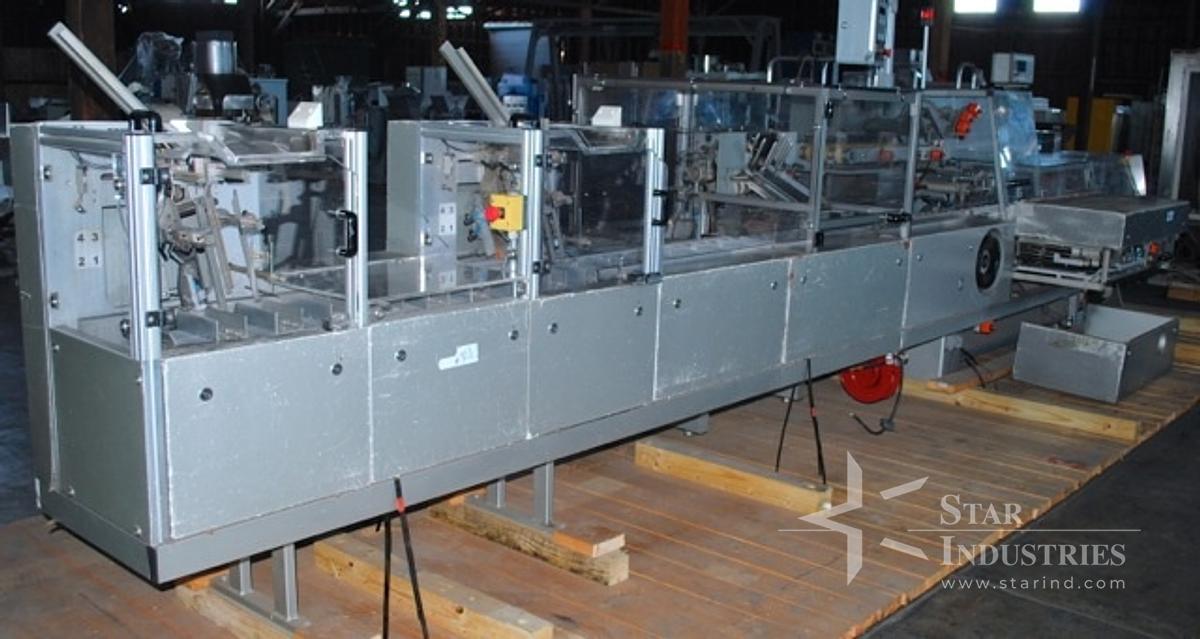 Used IWKA CPS Cartoner, rated to 300 cpm