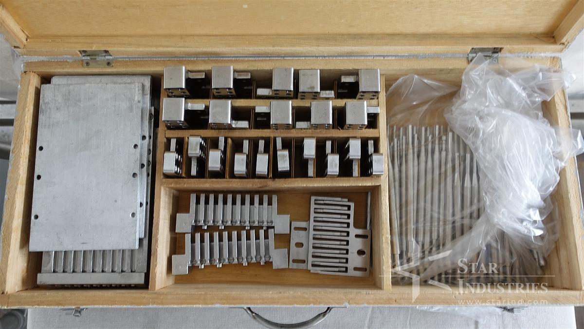 Used NJP 2500C Sorting Station, Tamping Pins, Upper and Lower Segments Size #1