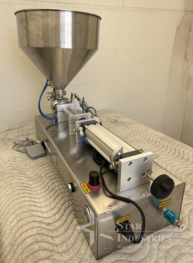 Used Pneumatic Horizontal Paste Filling Machine