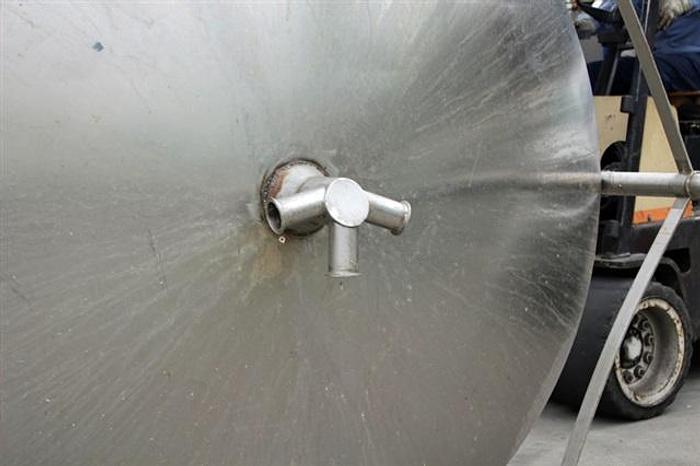 Used 2,500 gallon Perma-San S.S. Tank