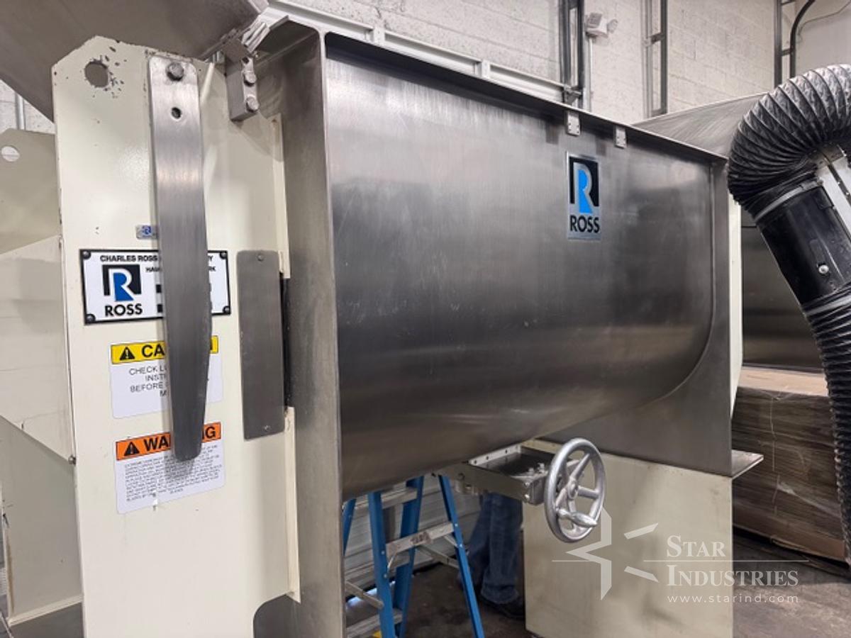 Used Ross 25 c.f. s.s. Ribbon Blender, Model RB42B-25