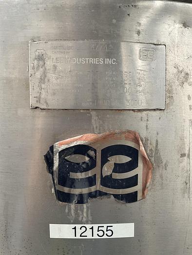 Used 300 liter Lee Jacketed Tank