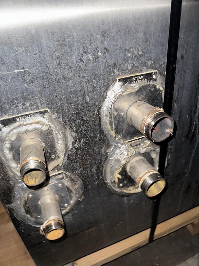 Used Thomas Compulab Coating Pan w/ 36", 24" & 12" Pans