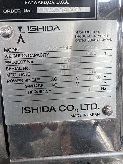 Used Ishida Checkweigher DACS