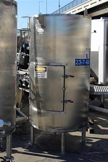 Used 1000 Liter Stainless Technology Jacketed Bag Vessel
