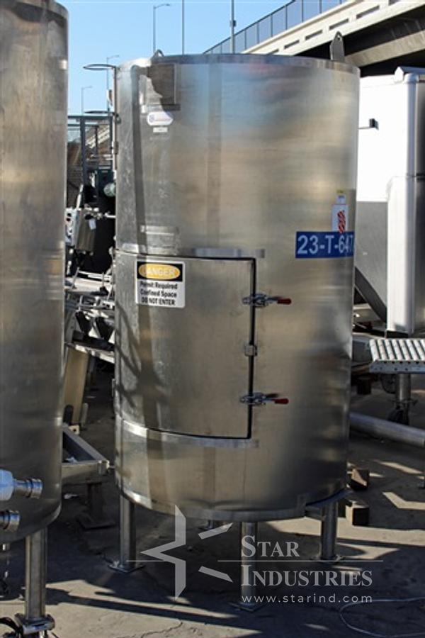 Used 1000 Liter Stainless Technology Jacketed Bag Vessel