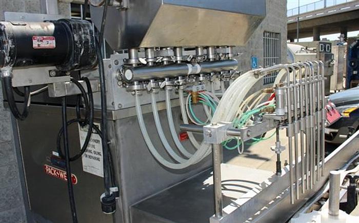 Used Pack West 8 Station Piston Filler