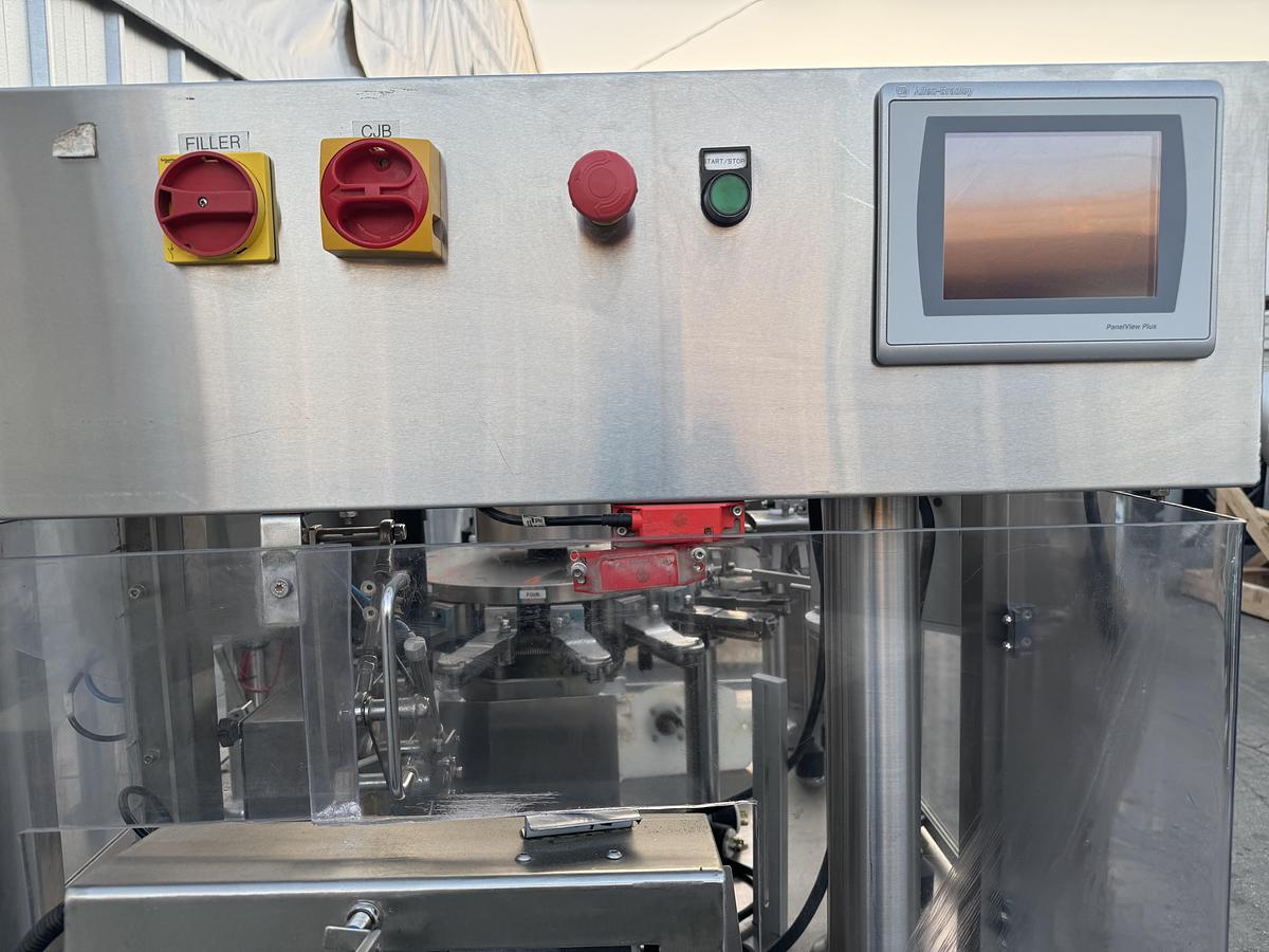 Used Olsen Rotary Filler w/Powder Auger filling Head