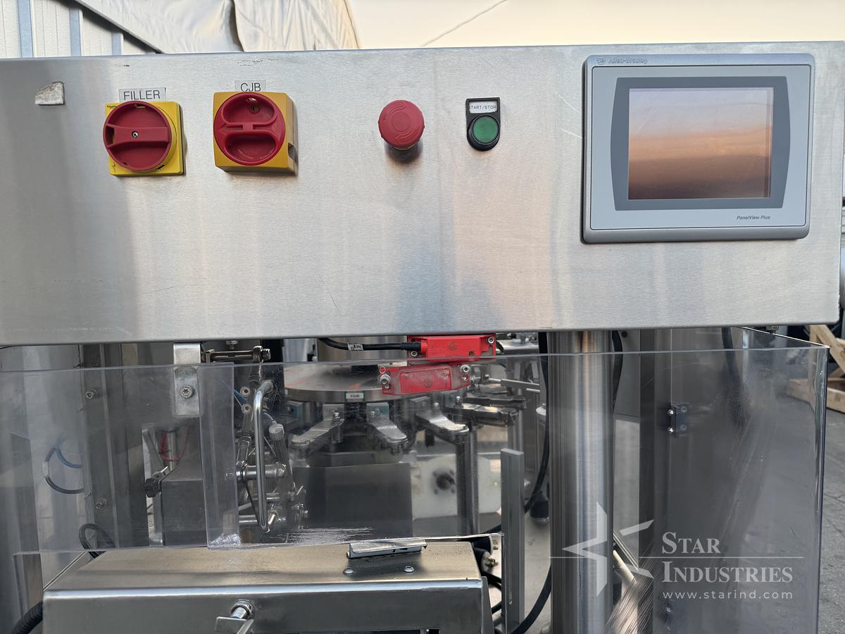 Used Olsen Rotary Filler w/Powder Auger filling Head