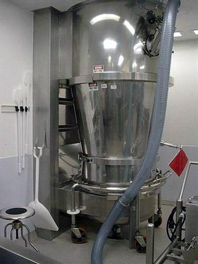 Used Niro/Aeromatic Model S-6 75-300 kg Fluid Bed Granulator