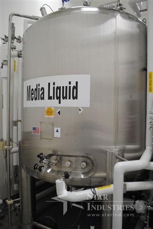Used 3,500 Liter Precision Stainless Receiver