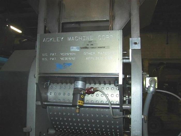 Used ACKLEY DOUBLE-SIDED TABLET PRINTER