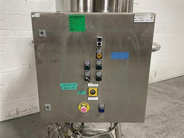 Used 52 gallon S.s. Packo Mix Tank w/ Agitator