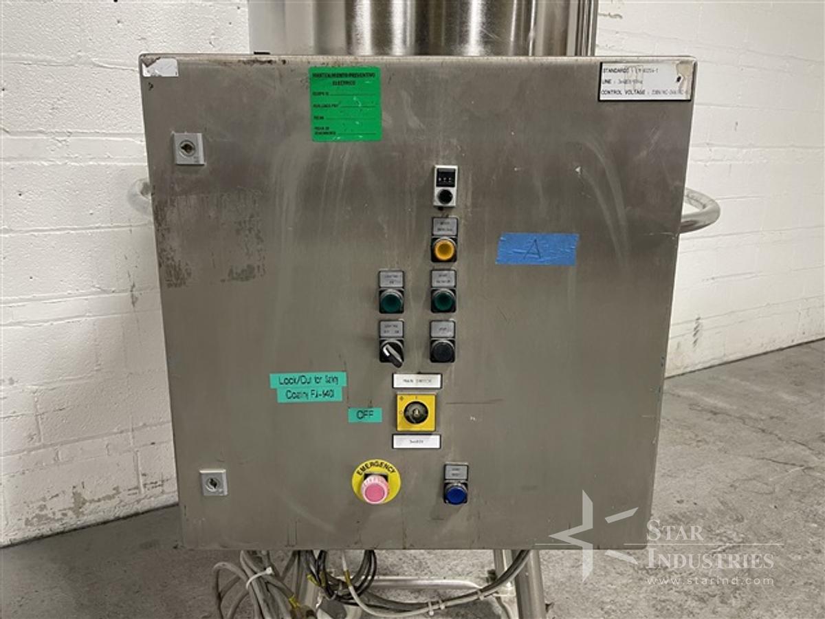 Used 52 gallon S.s. Packo Mix Tank w/ Agitator