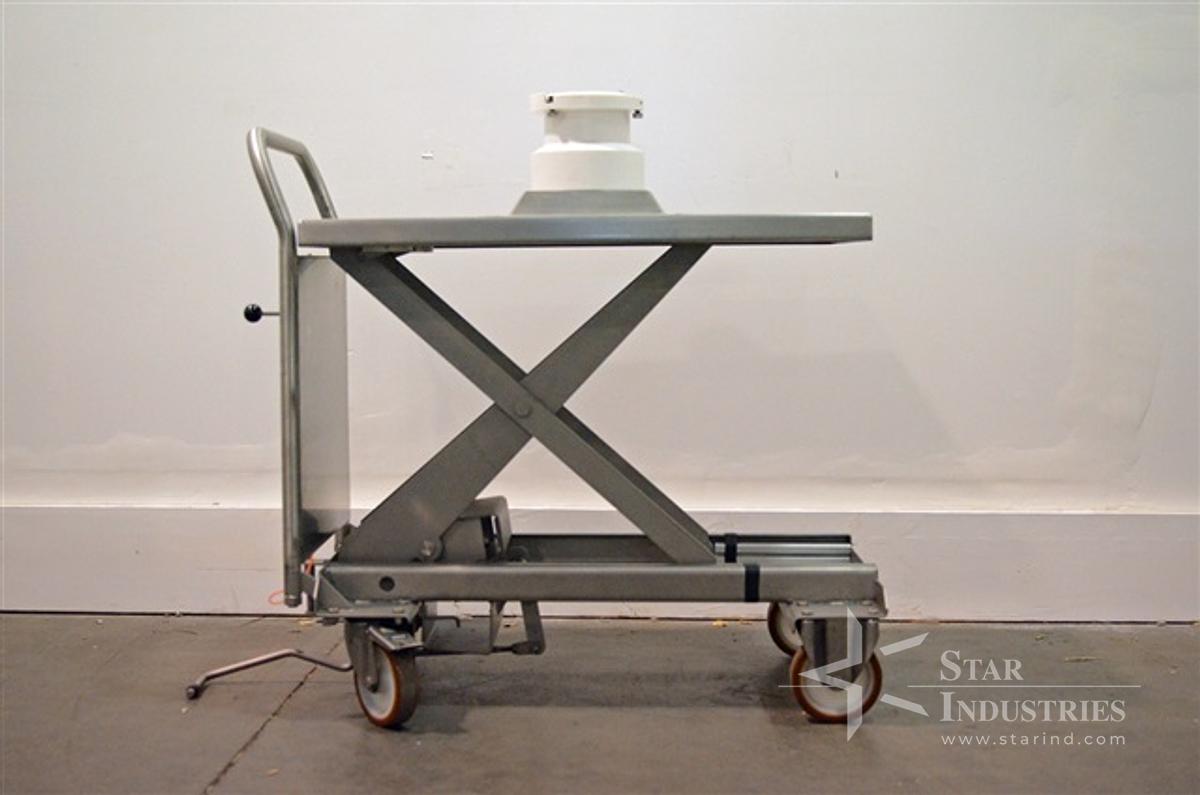 Used Fette Turret Removal Cart, rated for 500kg