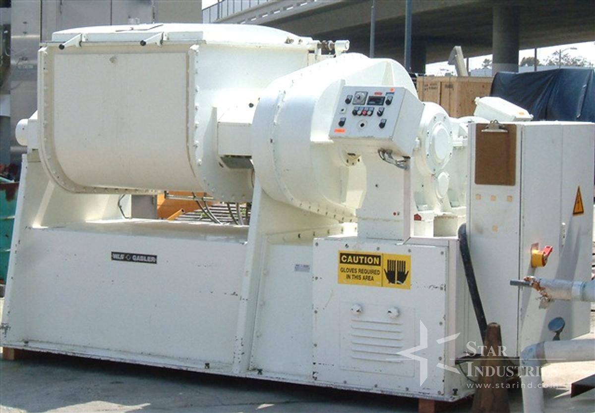 Used 150 gallon Gabler jacketed Gum Mixer w/ 50 h.p. motor
