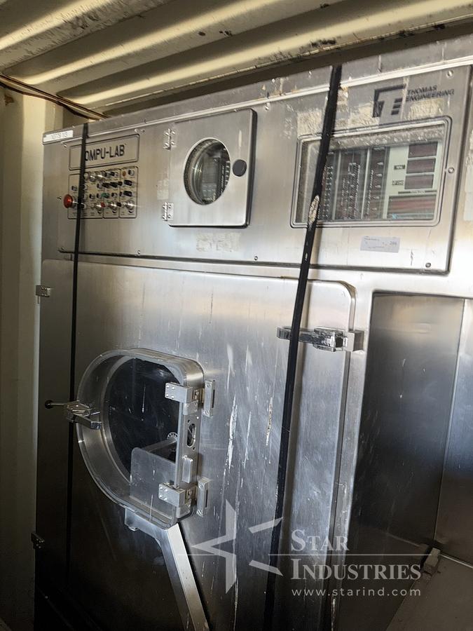 Used Thomas Compulab Coating Pan w/ 36", 24" & 12" Pans