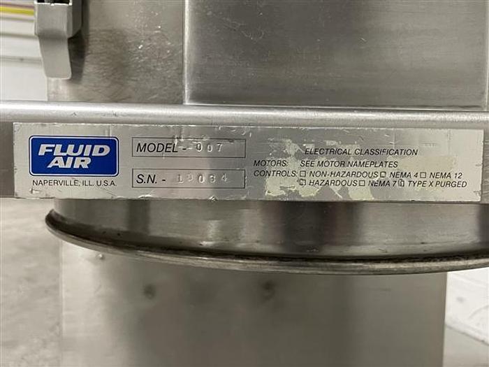 Used 007 Fluid Air Hammer Mill, S/S