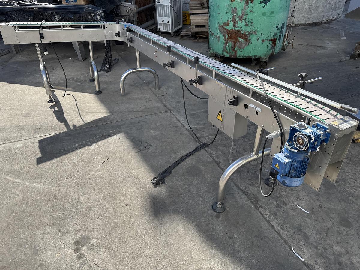 Used Conveyor 4 1/2'' W x 96''L w/90 degree turn