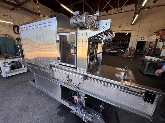 Used Wrapper, Overwrapper, TruLine Packaging , Model SFE-800SAS, Stainless Steel