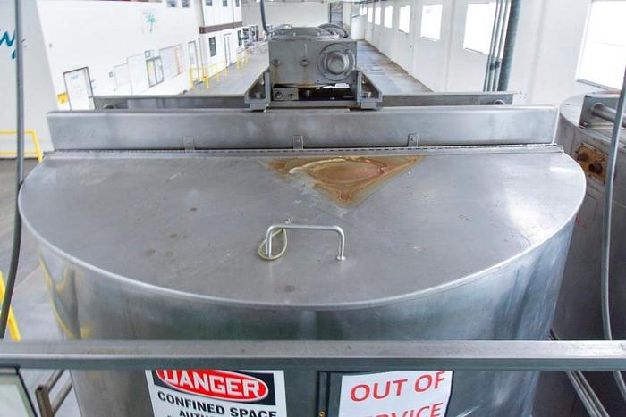 Used 1,500 Gallon Jacketed S.S. Tank