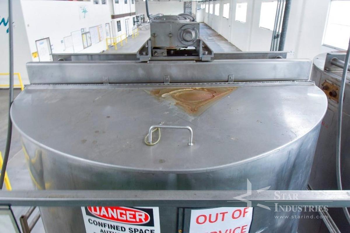 Used 1,500 Gallon Jacketed S.S. Tank
