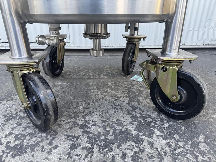 Used Tank, 316L Stainless Steel, Walker, Jacketed