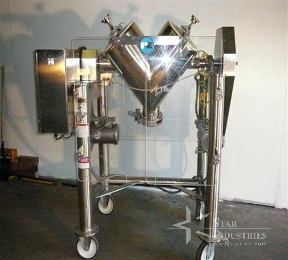 Used Patterson-Kelley 2 c.f. V-blender w/ Intensifier Bar