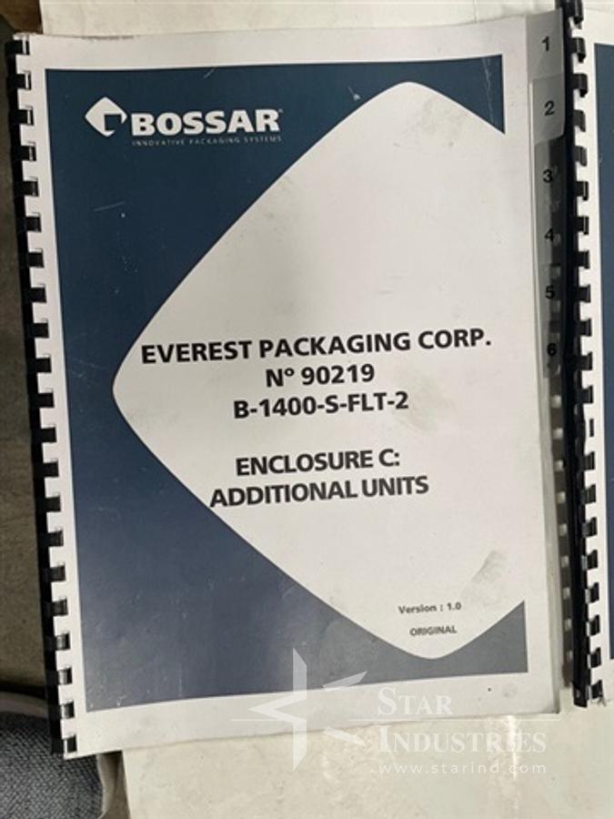 Used Bossar B-1400-S-FLT-2 Horizontal Pouching