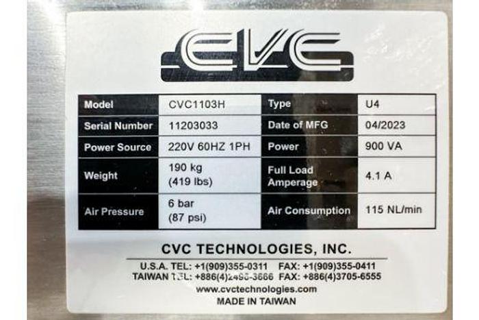 Used CVC Model CVC 1103H Dessicant Pouch Dropper