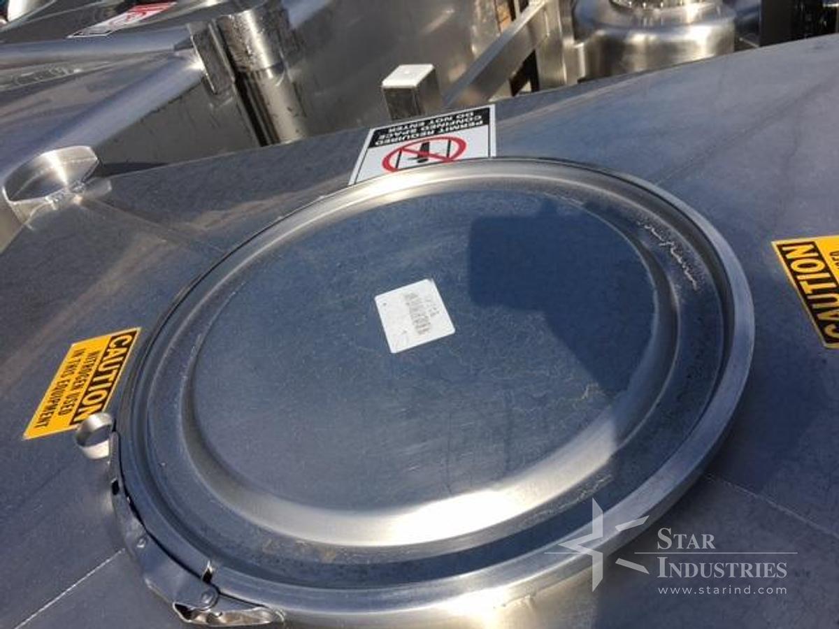 Used 3 c.f. Gemco slant cone formulator, hastelloy contact surfaces