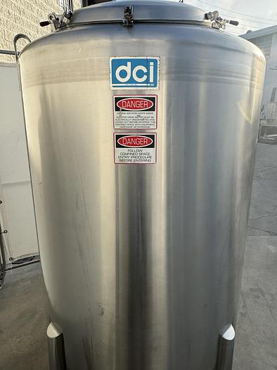 Used 1,000 gallon DCI s.s. Tank
