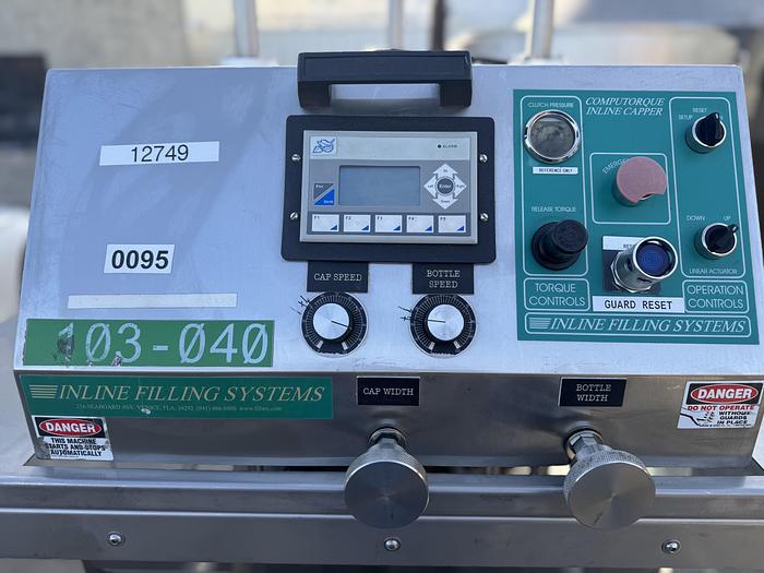 Used Inline Filling Systems Retorquer