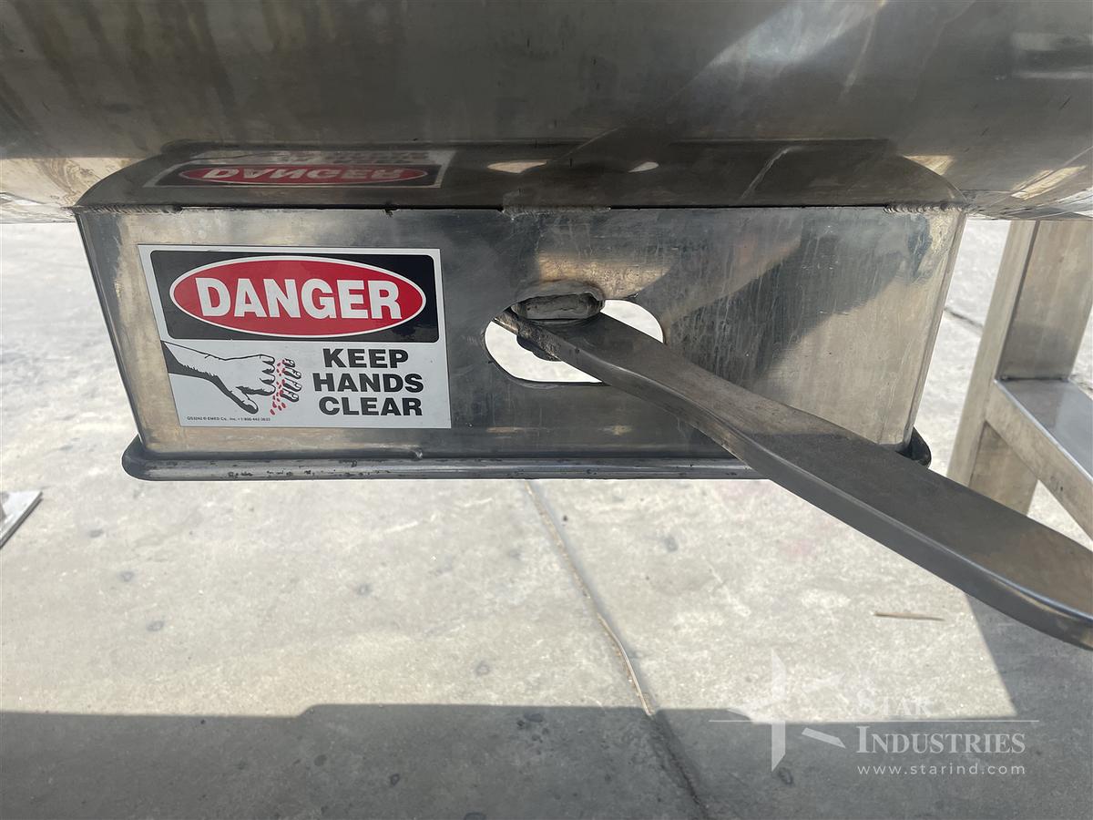 Used Stainless Steel Double Ribbon Blender