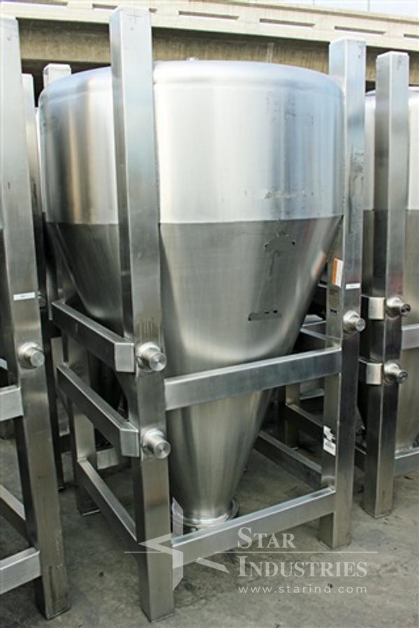 Used Servo Lift 1200 liter Product Transfer Bin