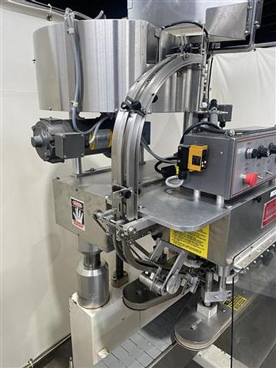 Used Kaps-All Model E Capper w/ Feeder