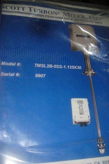 Used 75 gallon Feldmeier agitated receiver w/ Scott Turbon Mixer
