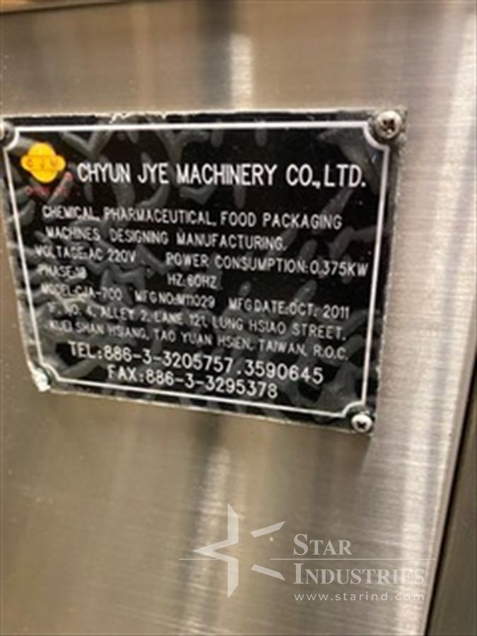 Used Chyun Jye Six-head Liquid Filler, Model CJA-700
