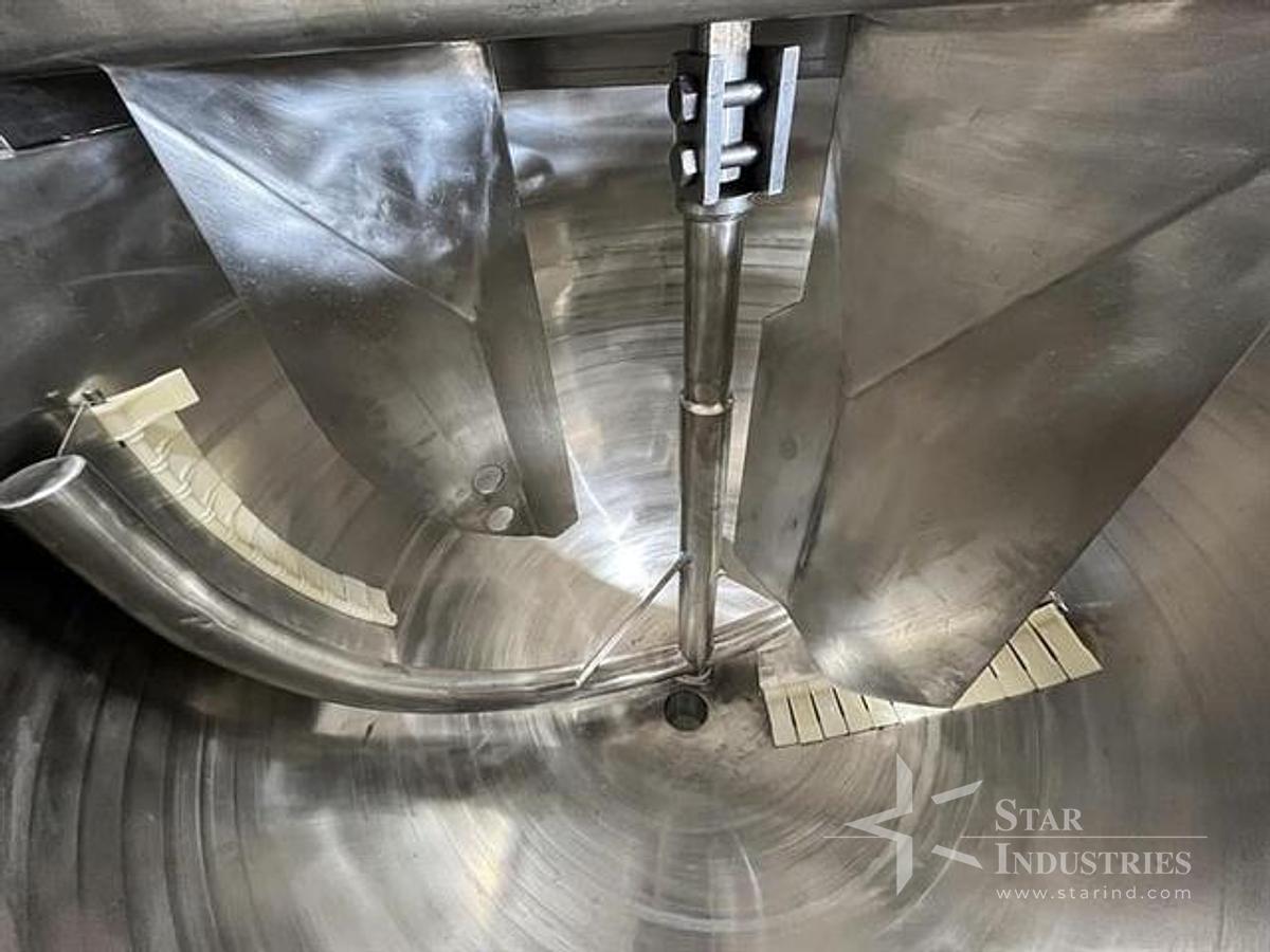 Used 200 gallon Groen Kettle with single motion sweep agitator