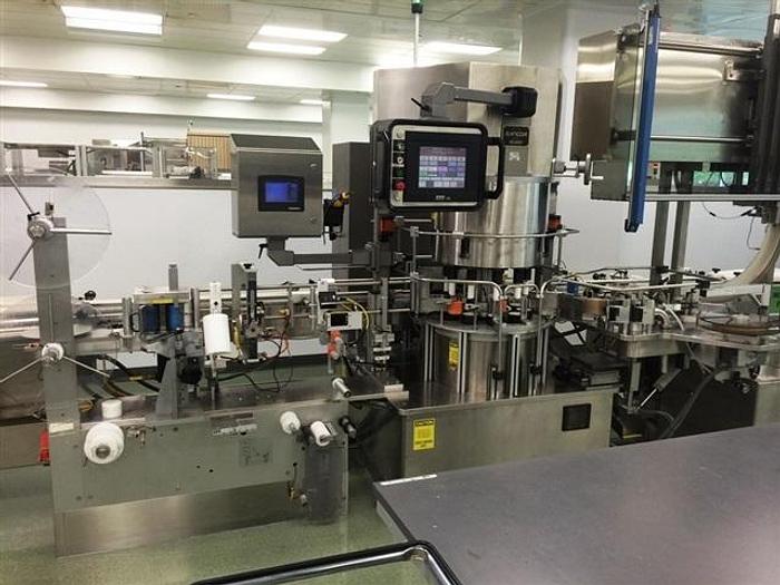 Used Complete High Speed Merrill Slat Counter Bottle Filling Line