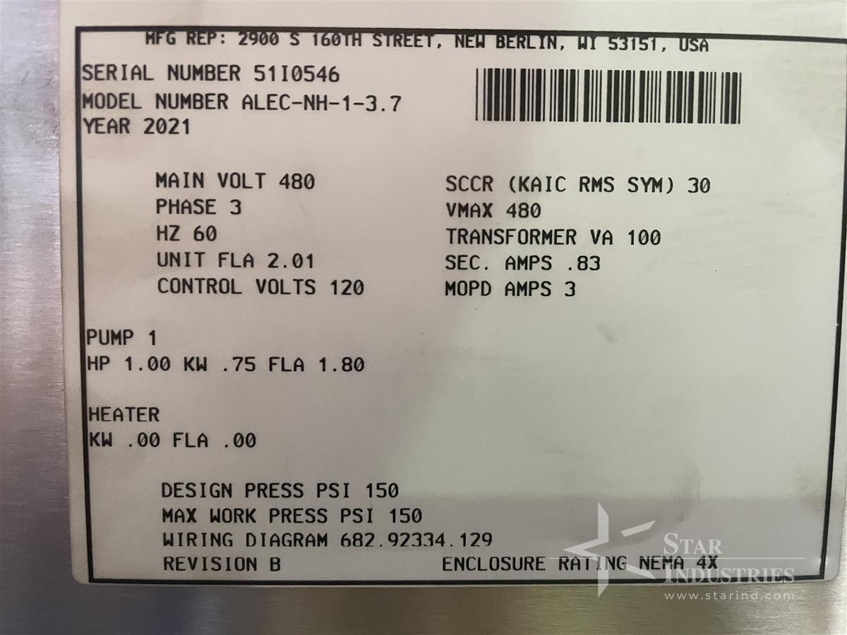Used Processed Chiller True Temp LEC-NH-1-3