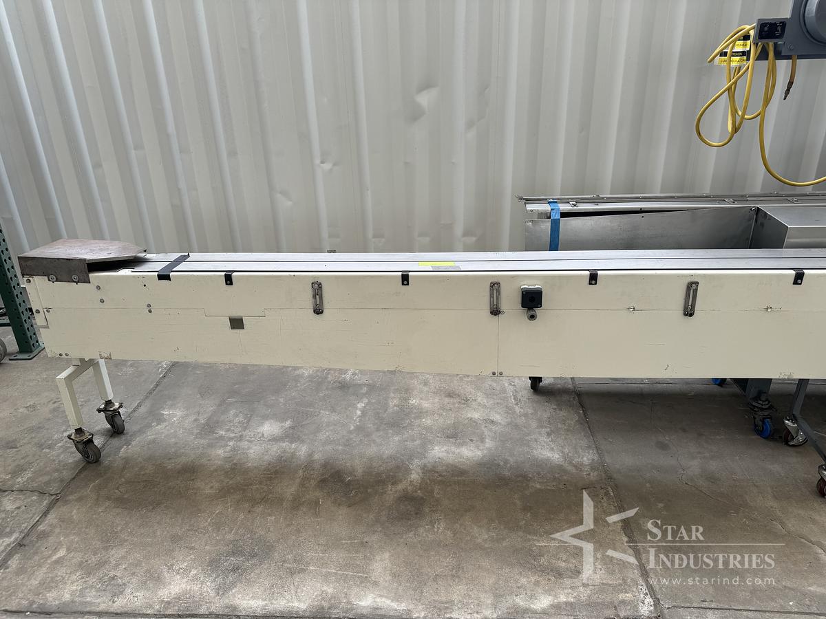 Used FMC Model WA-520 Flow-Wrapper w/ Conveyor