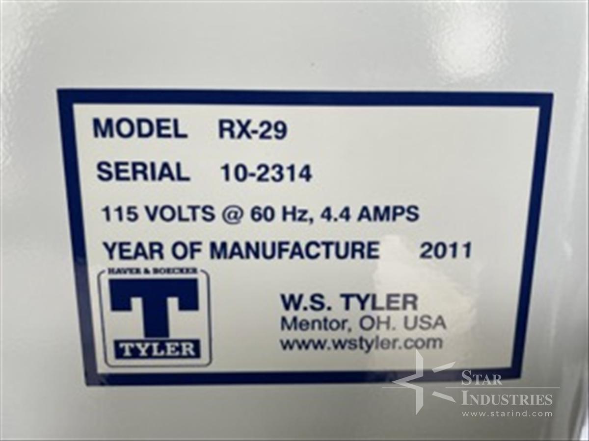 Used Rotap RX-29 Separator in sound enclosure