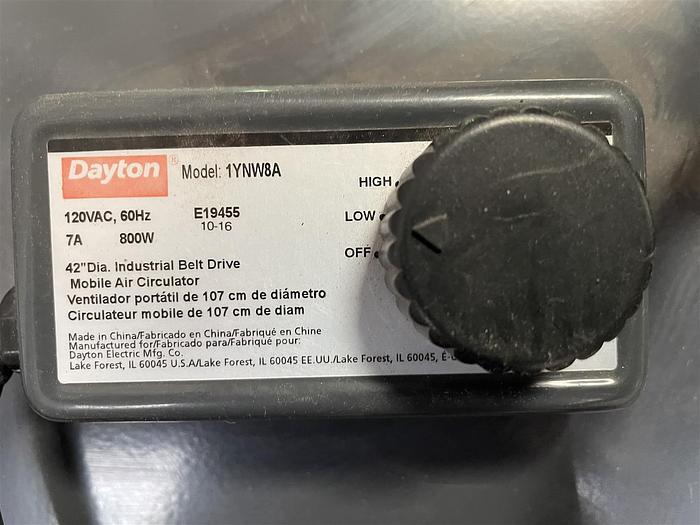 Used Dayton 42" Industrial Fan, 110V
