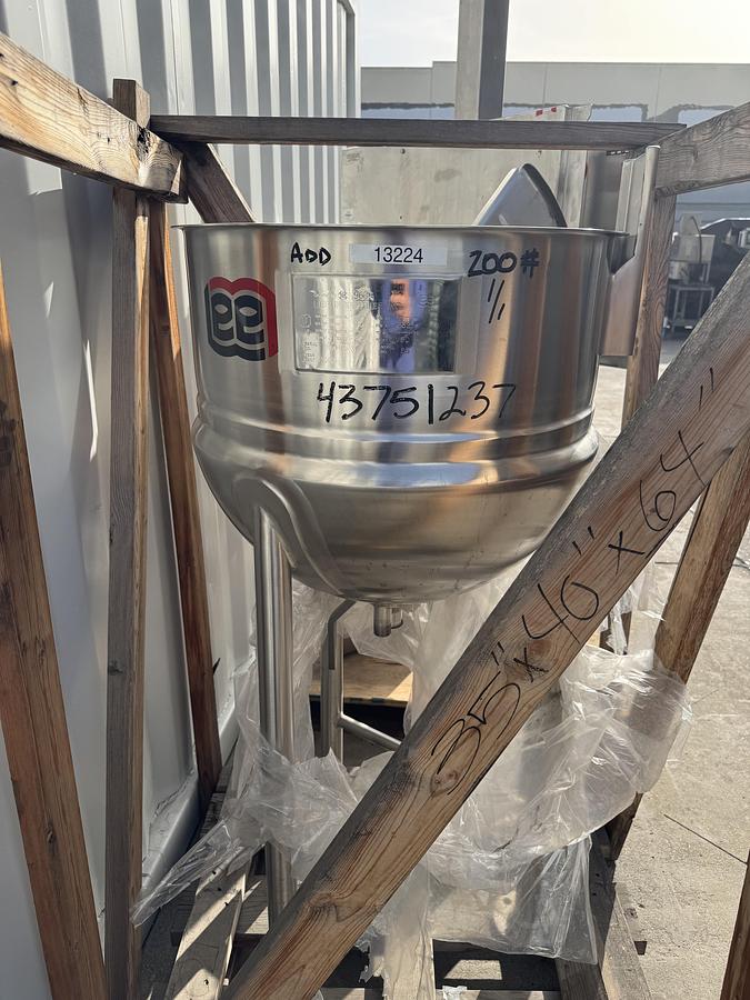 Used JACKETED TANK