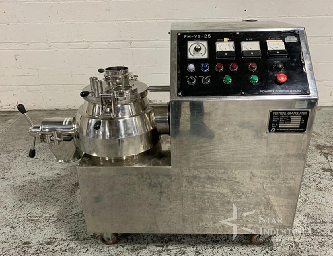 Used 25 liter Powrex FM-VG-25 Hi-shear Mixer,