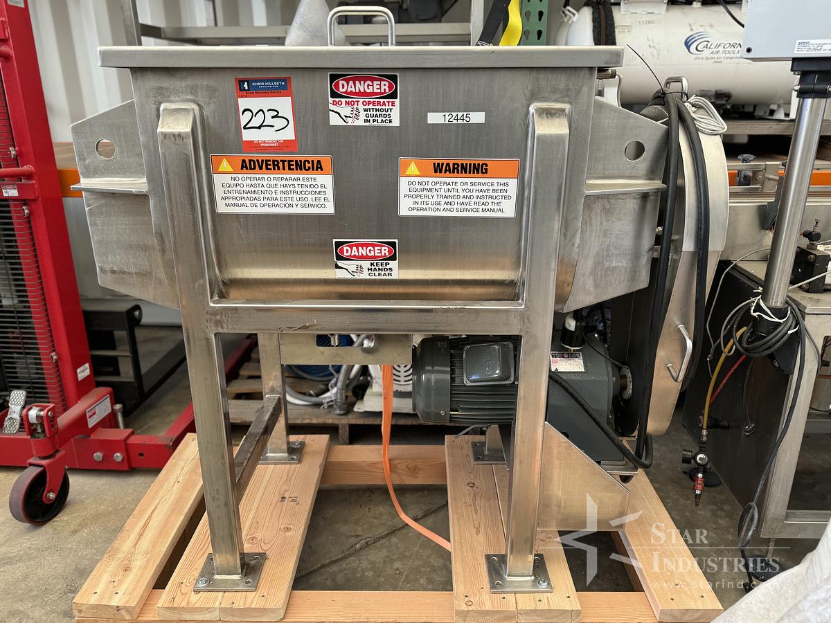 Used 5 c.f. S.S. Double-ribbon Blender