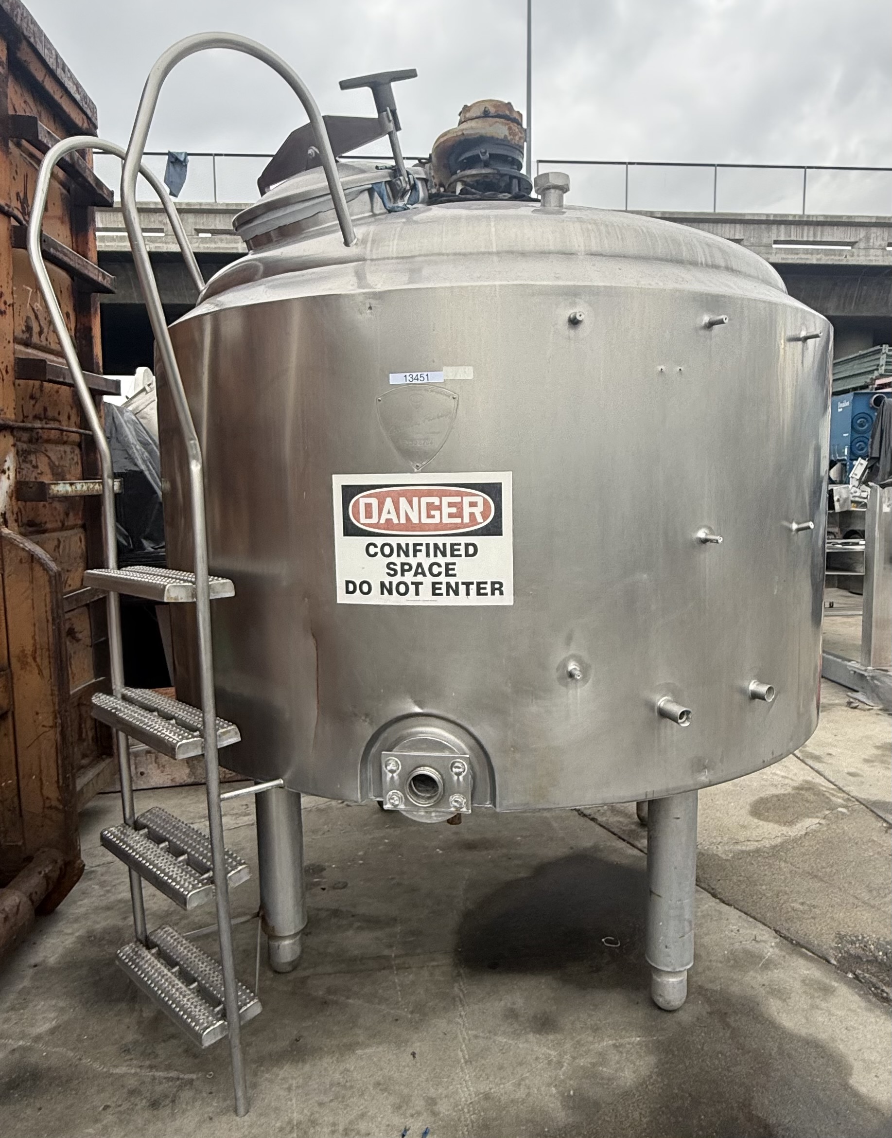 Used Jacketed Tank 